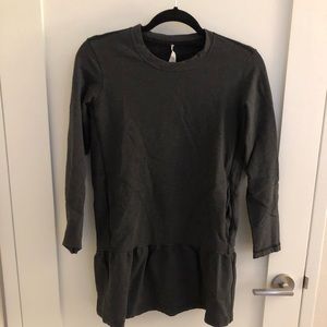 Lululemon grey drop waist pullover